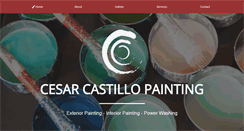 Desktop Screenshot of cesarcastillopainting.com