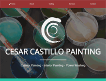 Tablet Screenshot of cesarcastillopainting.com